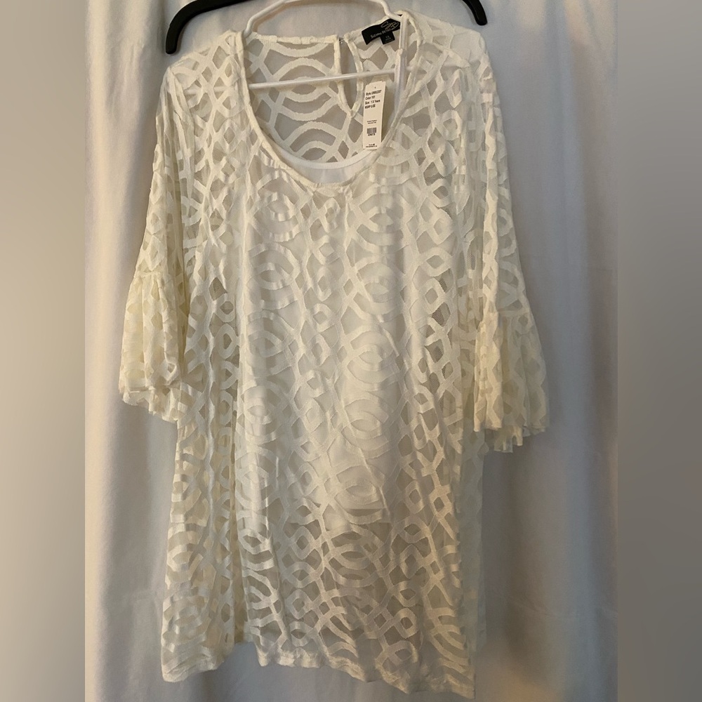 Ruffle tunic